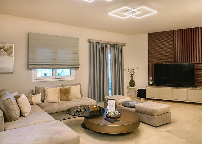 Daedalus Luxury - Seaview & Heated Pool Κοντόκαλι